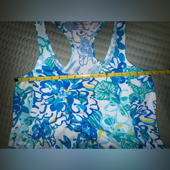 Lilly Pulitzer Monterey Tank Dress In A Pinch Racerback Women’s size Medium EUC - Picture 6 of 11